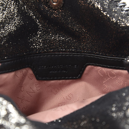 Stella McCartney Chamois Shiny Dotted Tiny Falabella Fold Over Tote Ruthenium 6 of 10
