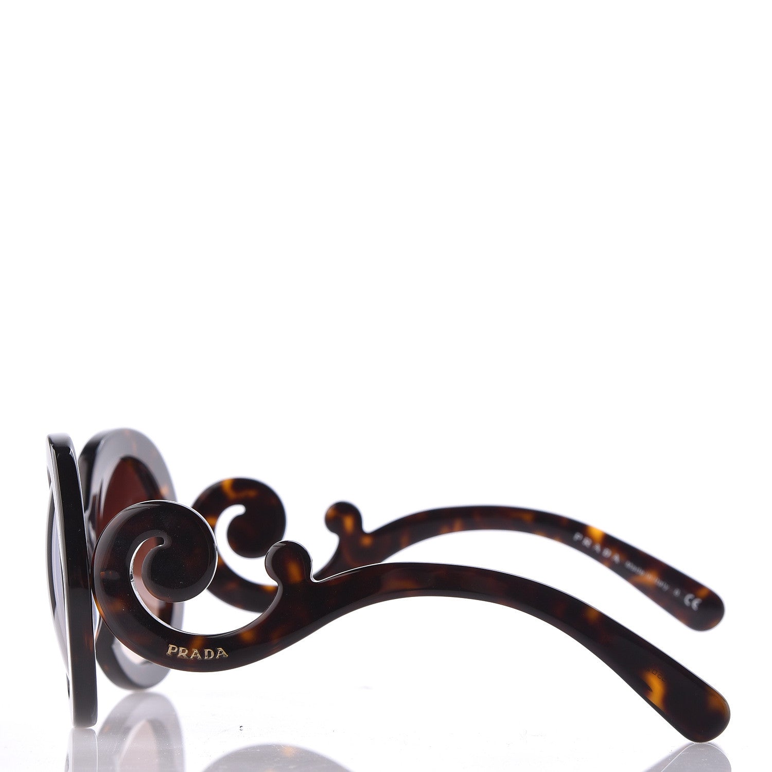 Prada Baroque Sunglasses SPR 27N Tortoise 3 of 7