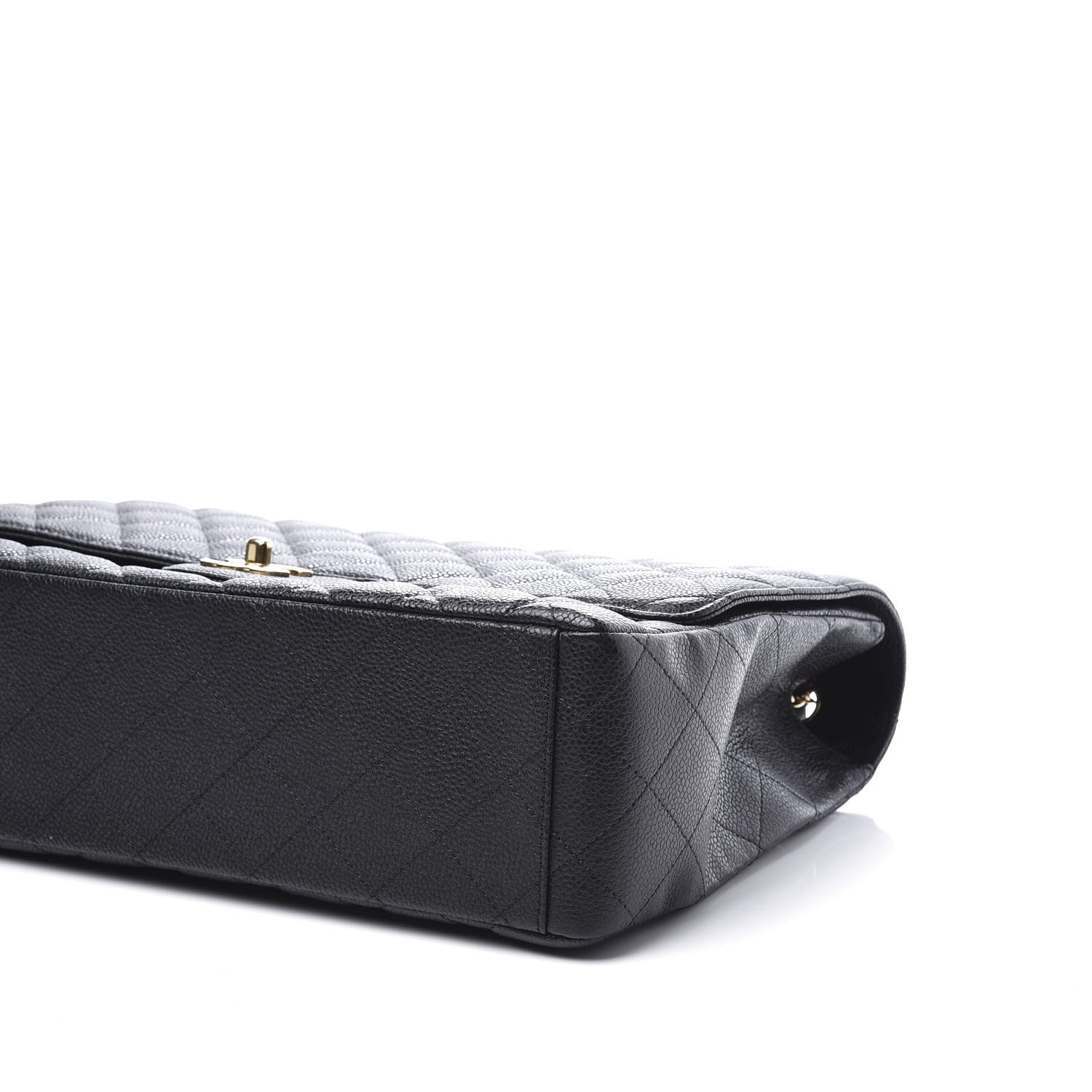 Chanel Caviar Quilted Maxi Single Flap Black 8 of 10