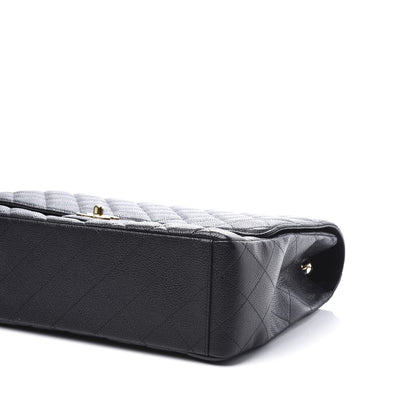 Chanel Caviar Quilted Maxi Single Flap Black 8 of 10