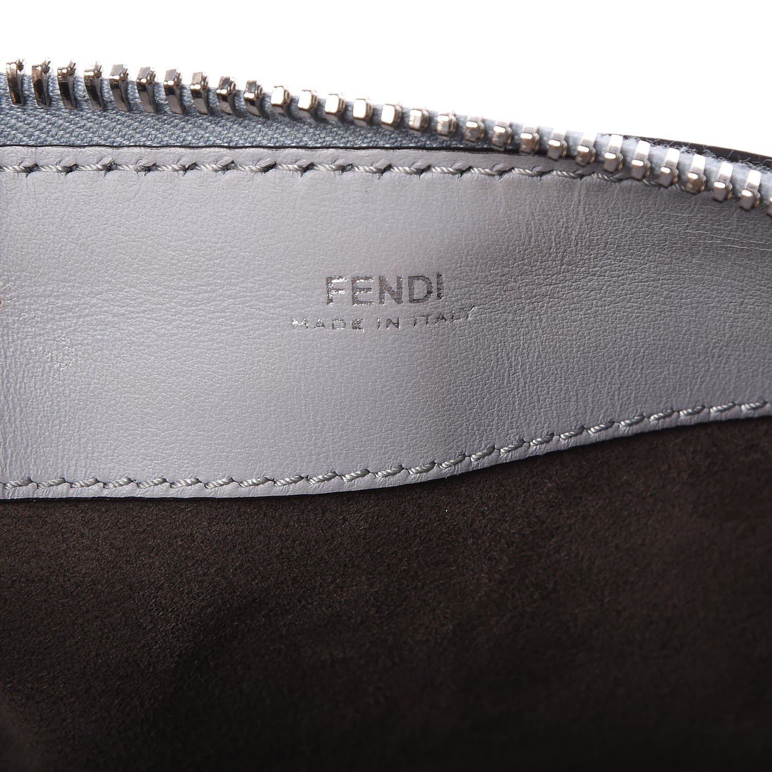 Fendi Vitello Baltico Dolce Elaphe DotCom Satchel Ardesia Grano Multicolor 8 of 9