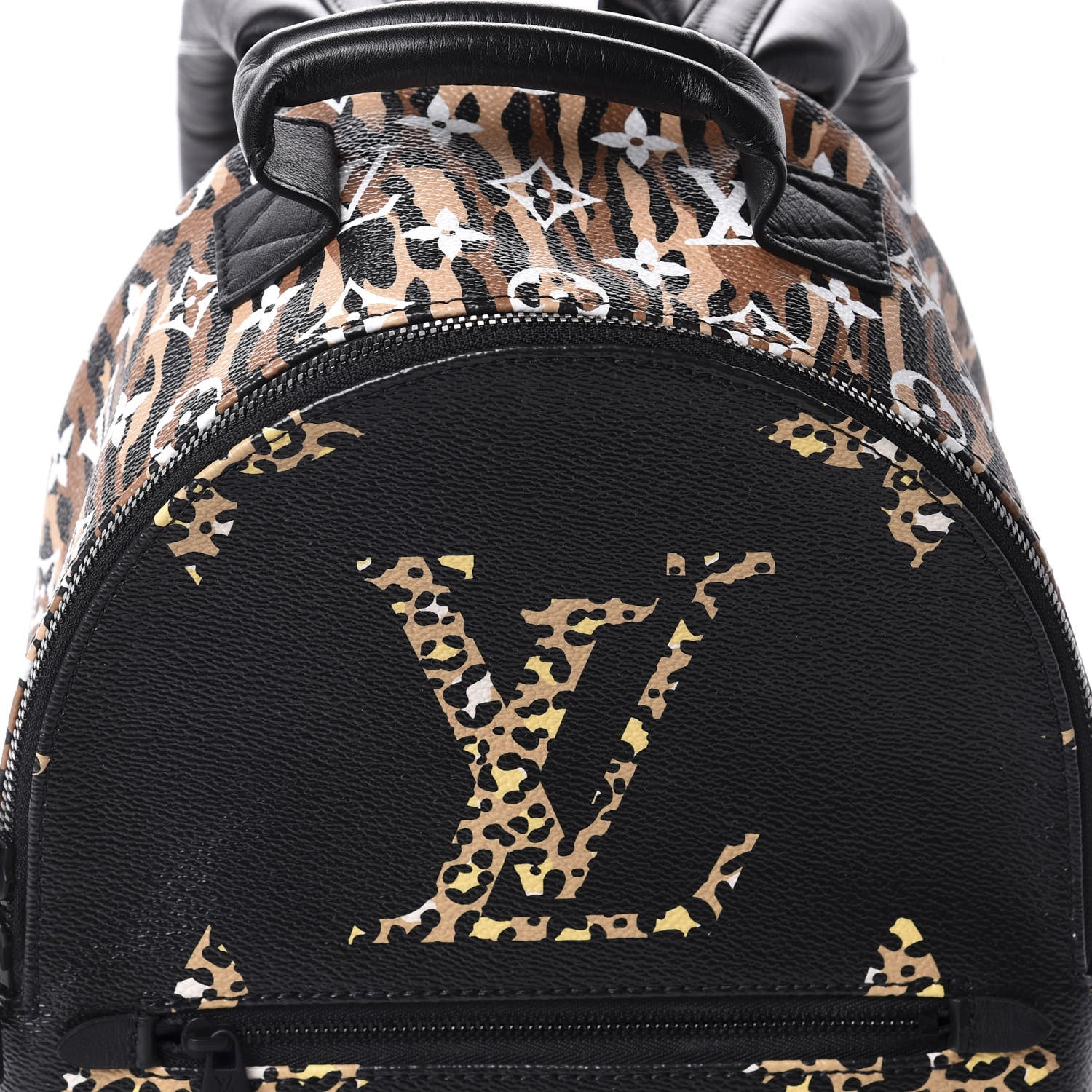 Louis Vuitton Monogram Giant Jungle Palm Springs Backpack PM Black 9 of 9