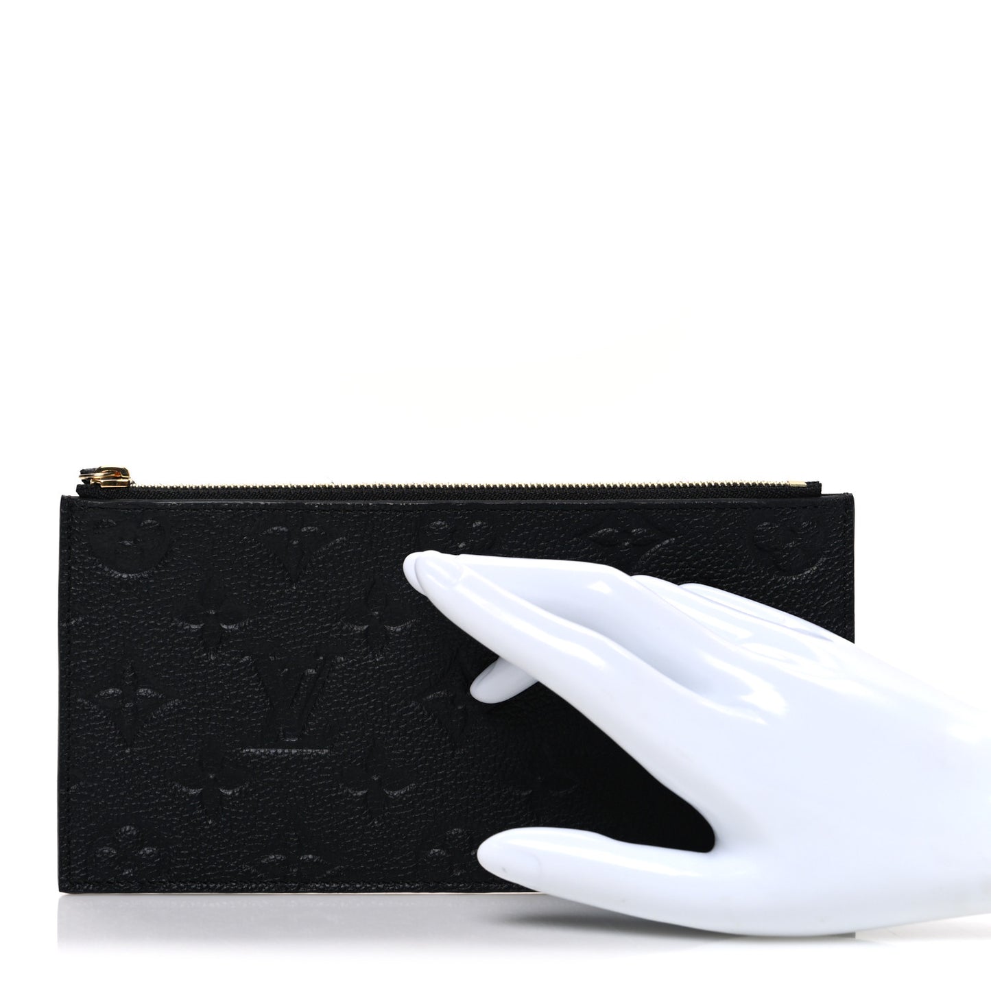 Empreinte Felicie Chain Wallet Zippered Insert Black