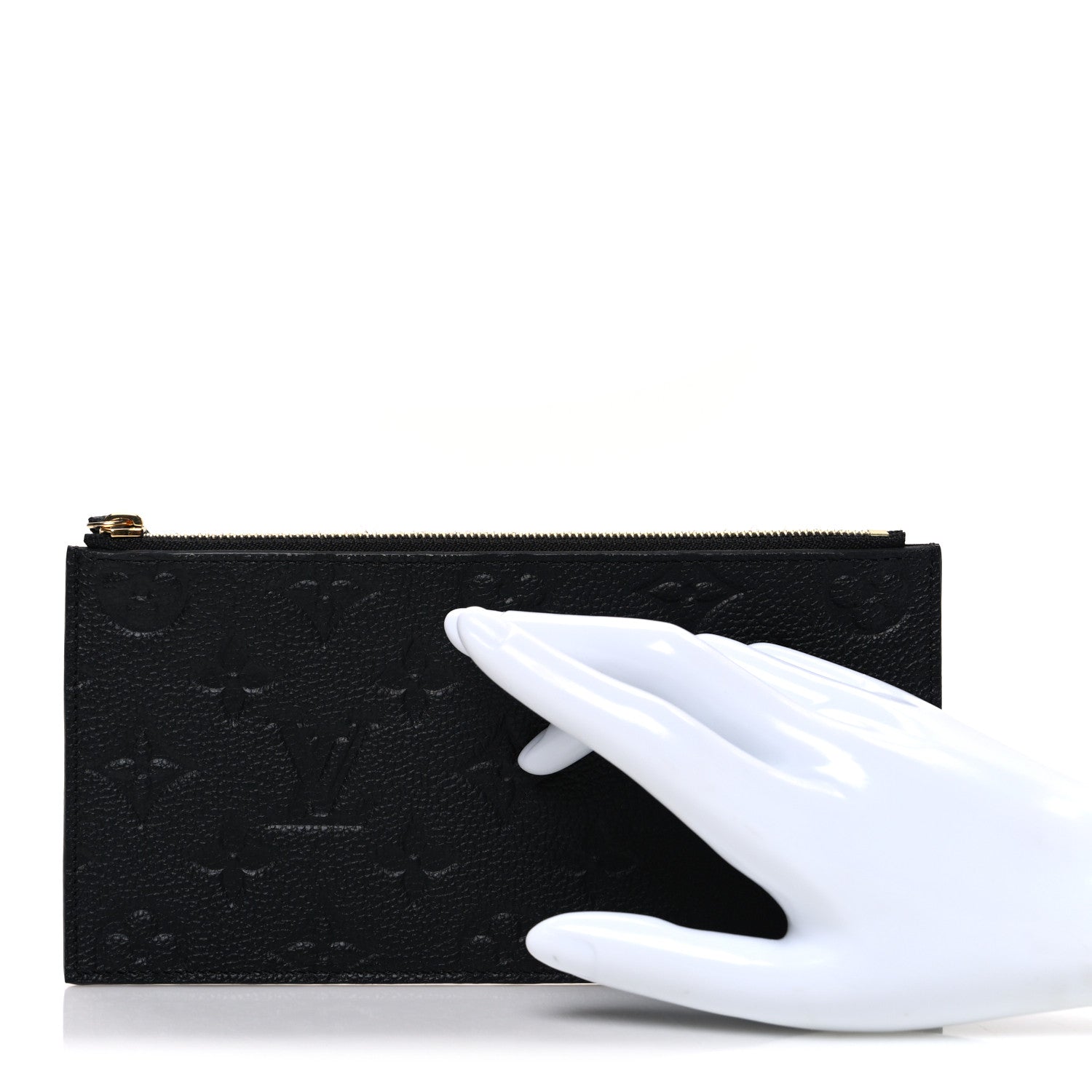 Louis Vuitton Empreinte Felicie Chain Wallet Zippered Insert Black 2 of 6