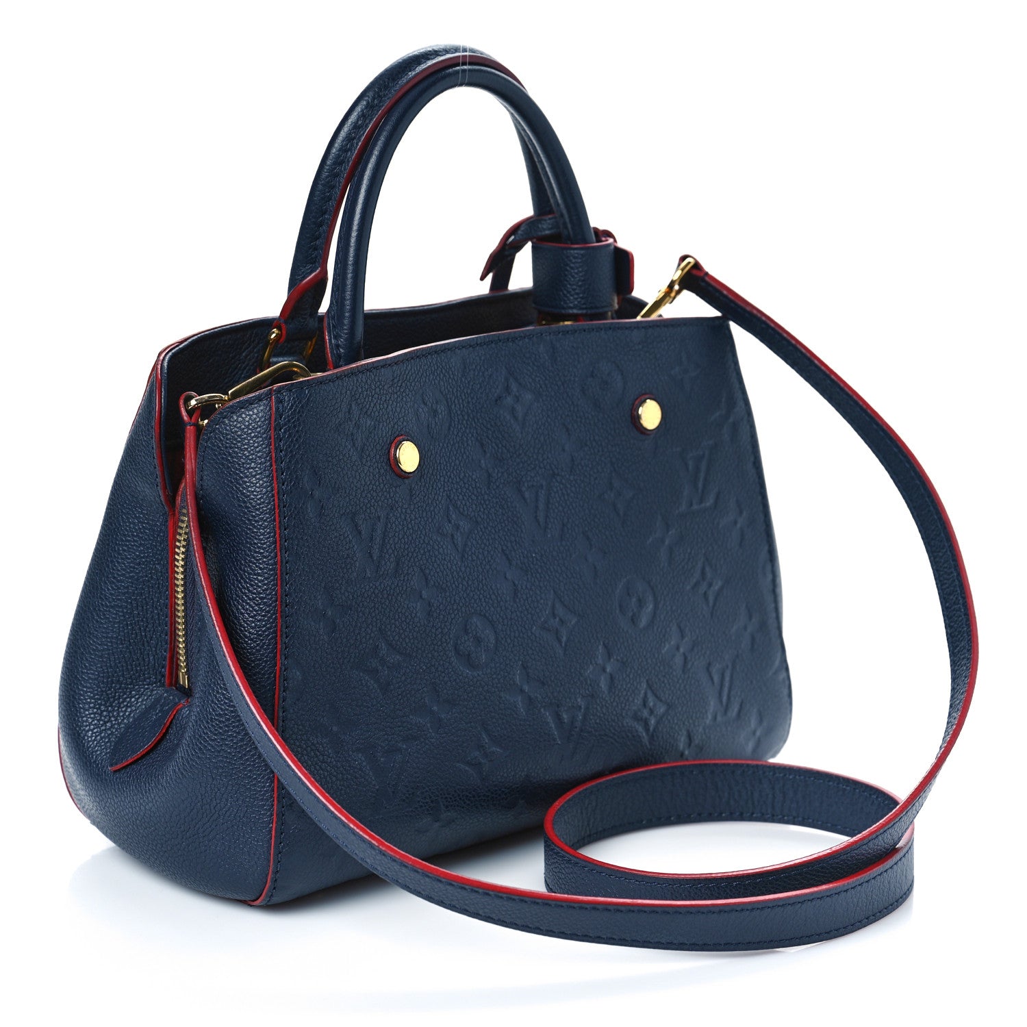 Louis Vuitton Empreinte Montaigne BB Marine Rouge 3 of 8