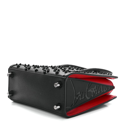 Christian Louboutin Calfskin Spikes Loubinthesky Mini Paloma Black 9 of 11