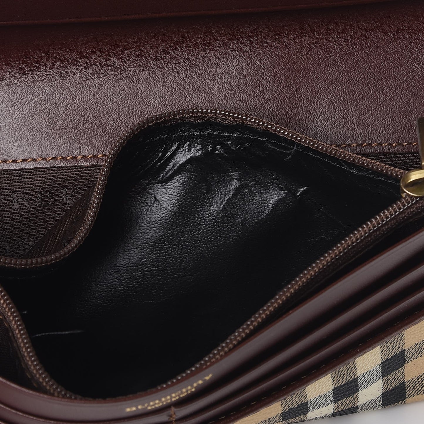 Haymarket Check Continental Wallet Brown