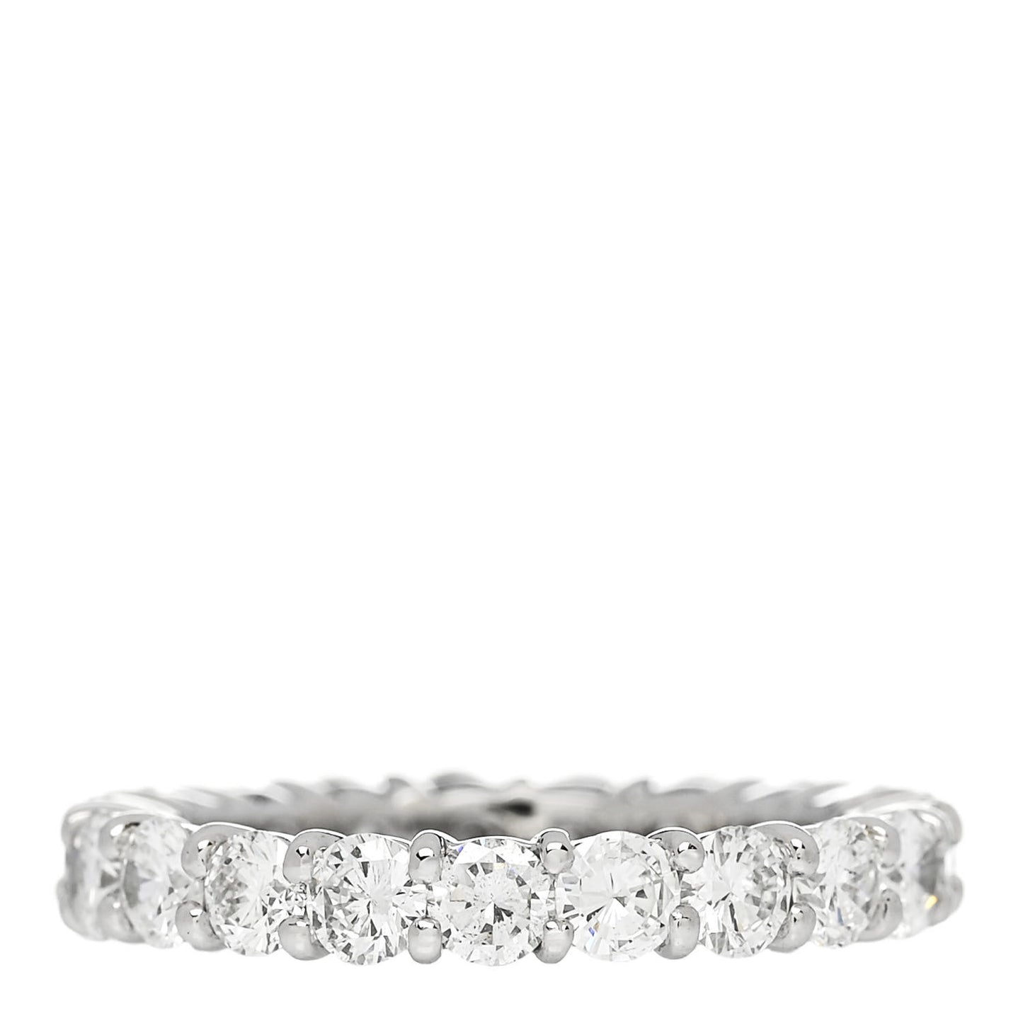 Platinum Diamond 2.15ct Full Eternity Band Ring 51 5.75