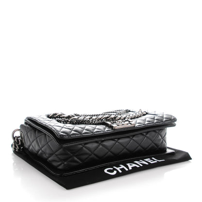 Chanel Calfskin Enchained Medium Boy Flap Black 4 of 7