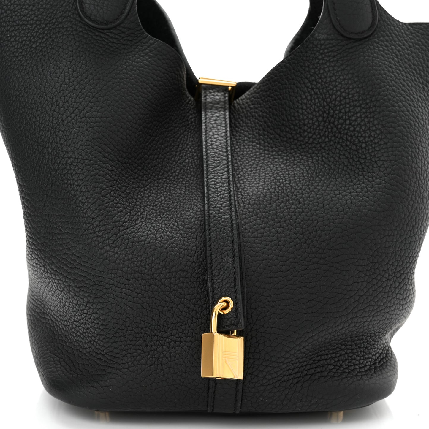 Taurillon Clemence Picotin Lock 22 MM Black