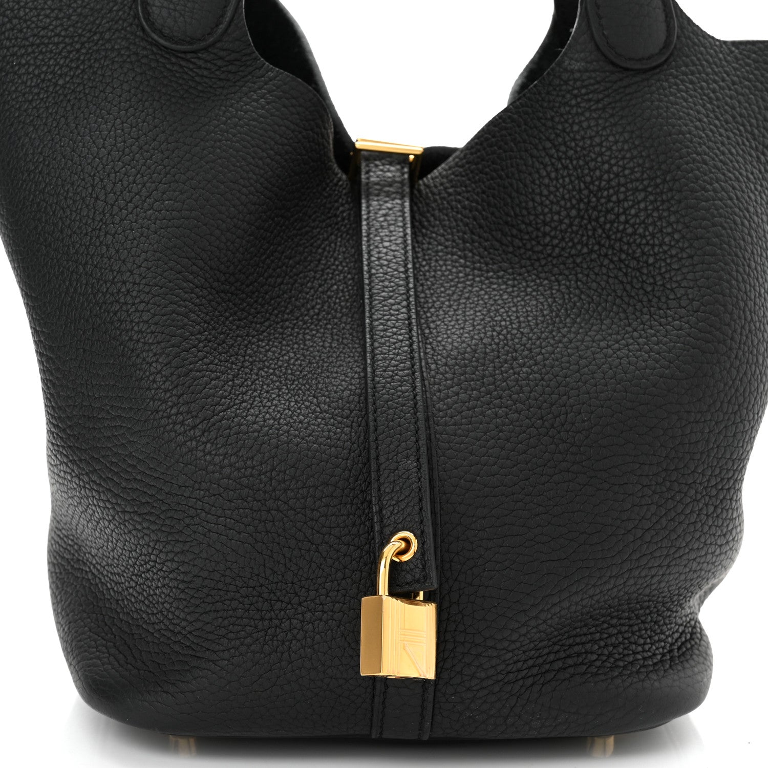 Hermes Taurillon Clemence Picotin Lock 22 MM Black 7 of 9