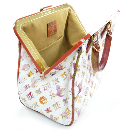 Louis Vuitton Watercolor Aquarelle Frame Speedy White 9 of 10