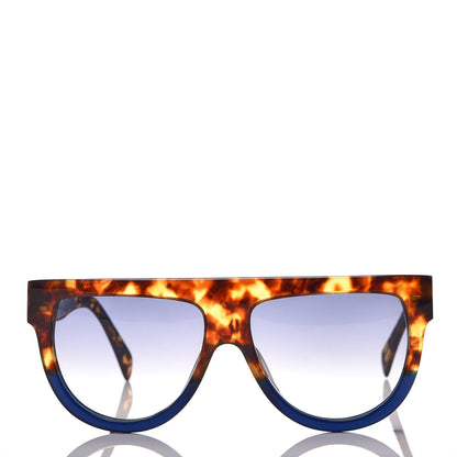 Celine Shadow Sunglasses CL 41026/S Havana Blue 2 of 7