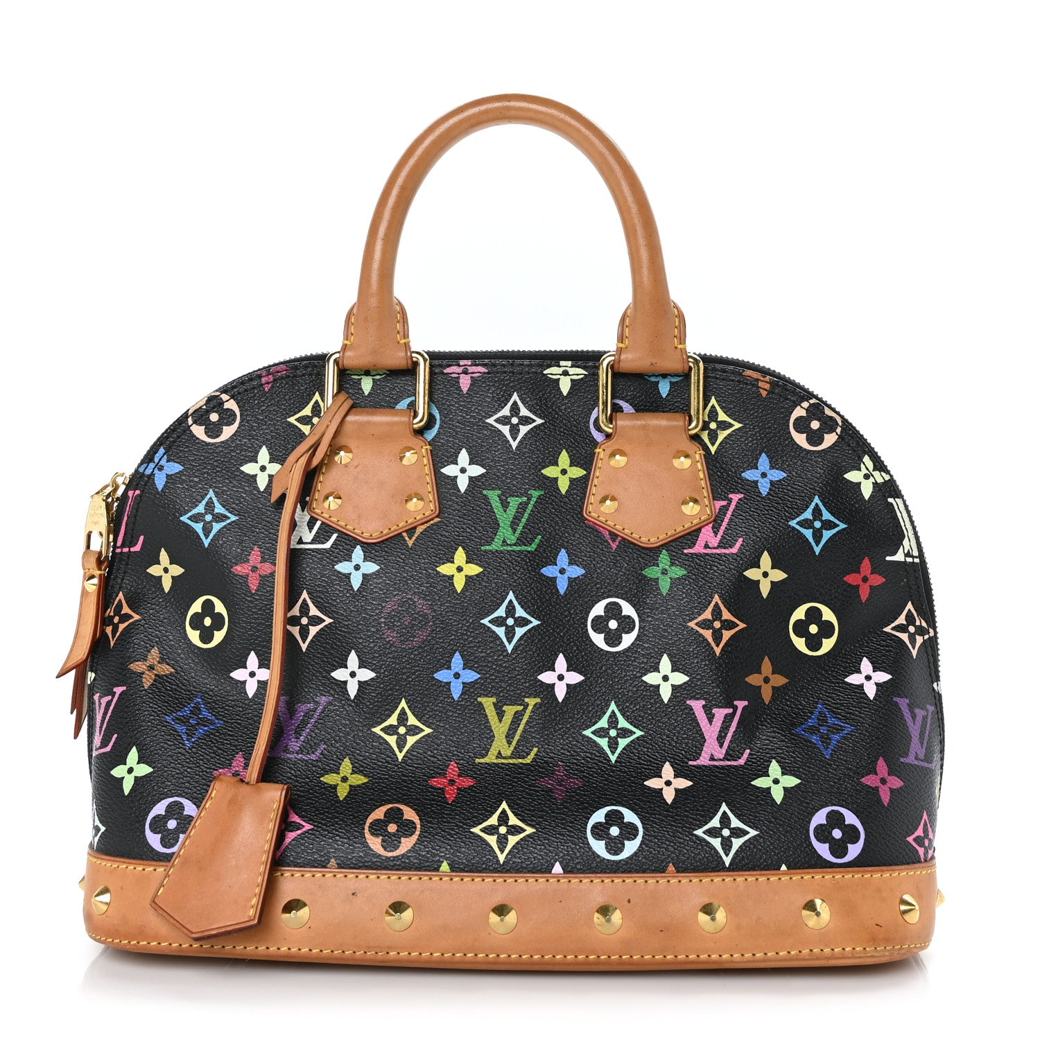 Louis Vuitton Monogram Multicolor Alma PM Black 1 of 9