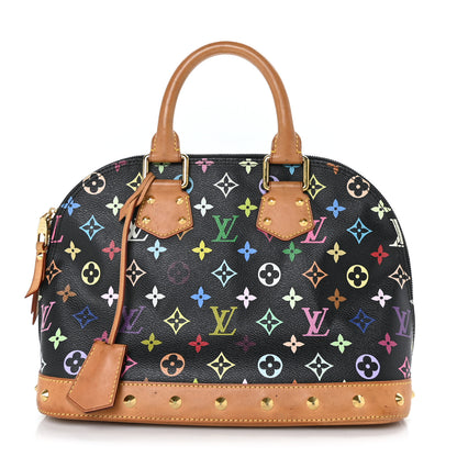 Louis Vuitton Monogram Multicolor Alma PM Black 1 of 9