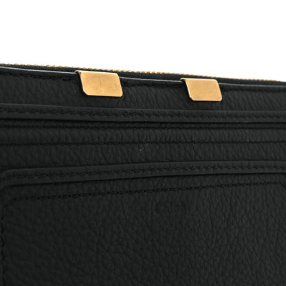 Chloe Grained Calfskin Marcie Long Zip Around Wallet Black 9 of 9