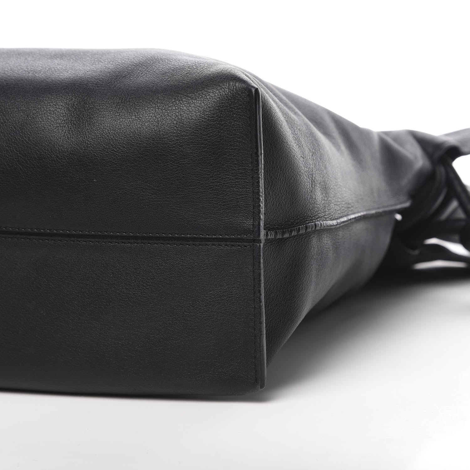 Loewe Calfskin Flamenco Knot Bag Black 9 of 12