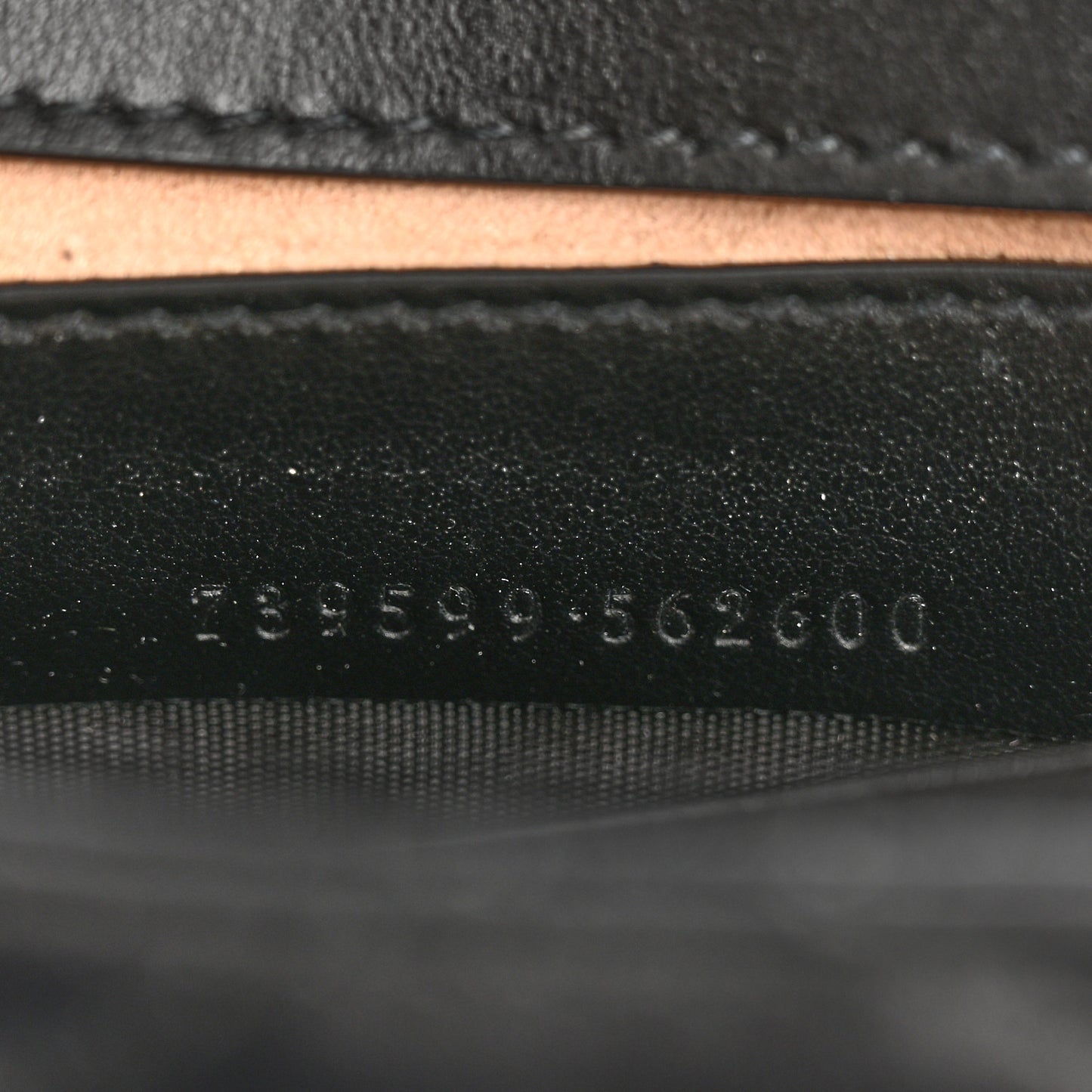 Calfskin Matelasse Monochrome GG Marmont Chain Belt Bag Black