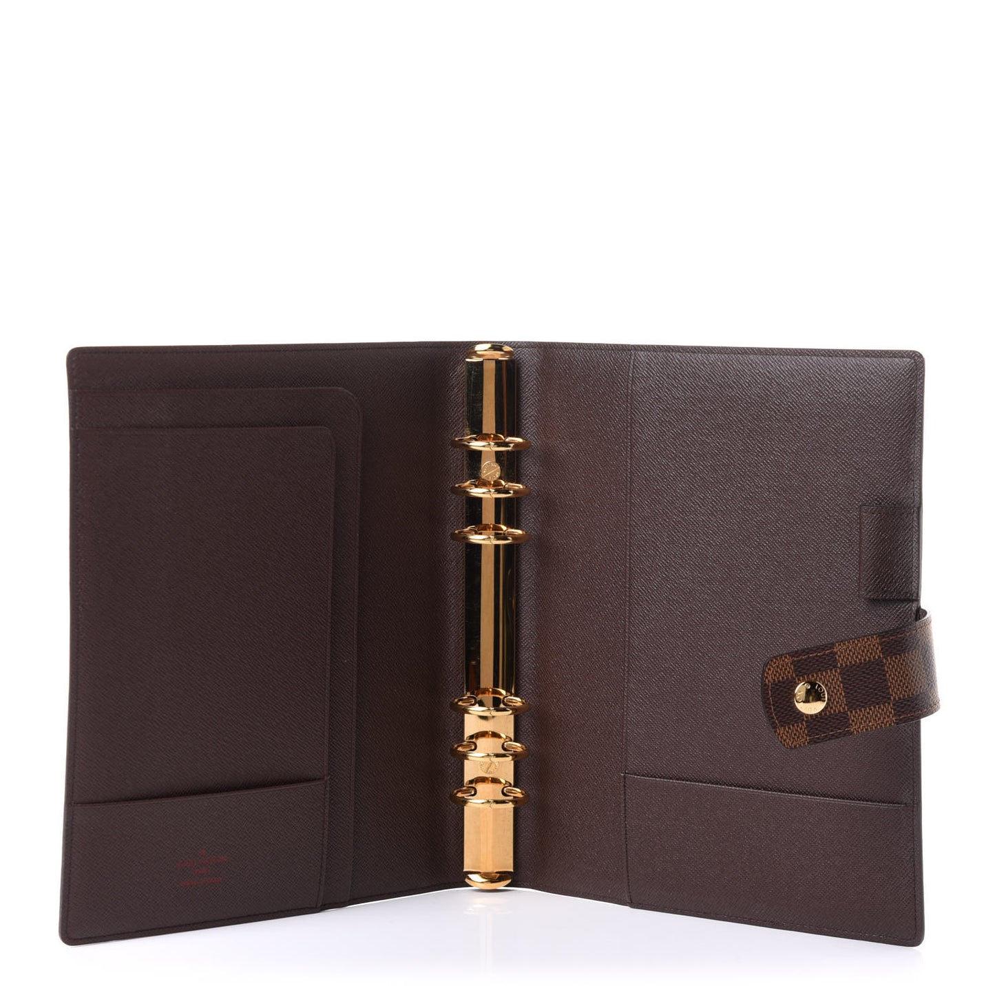 Damier Ebene Large Ring Agenda Cover