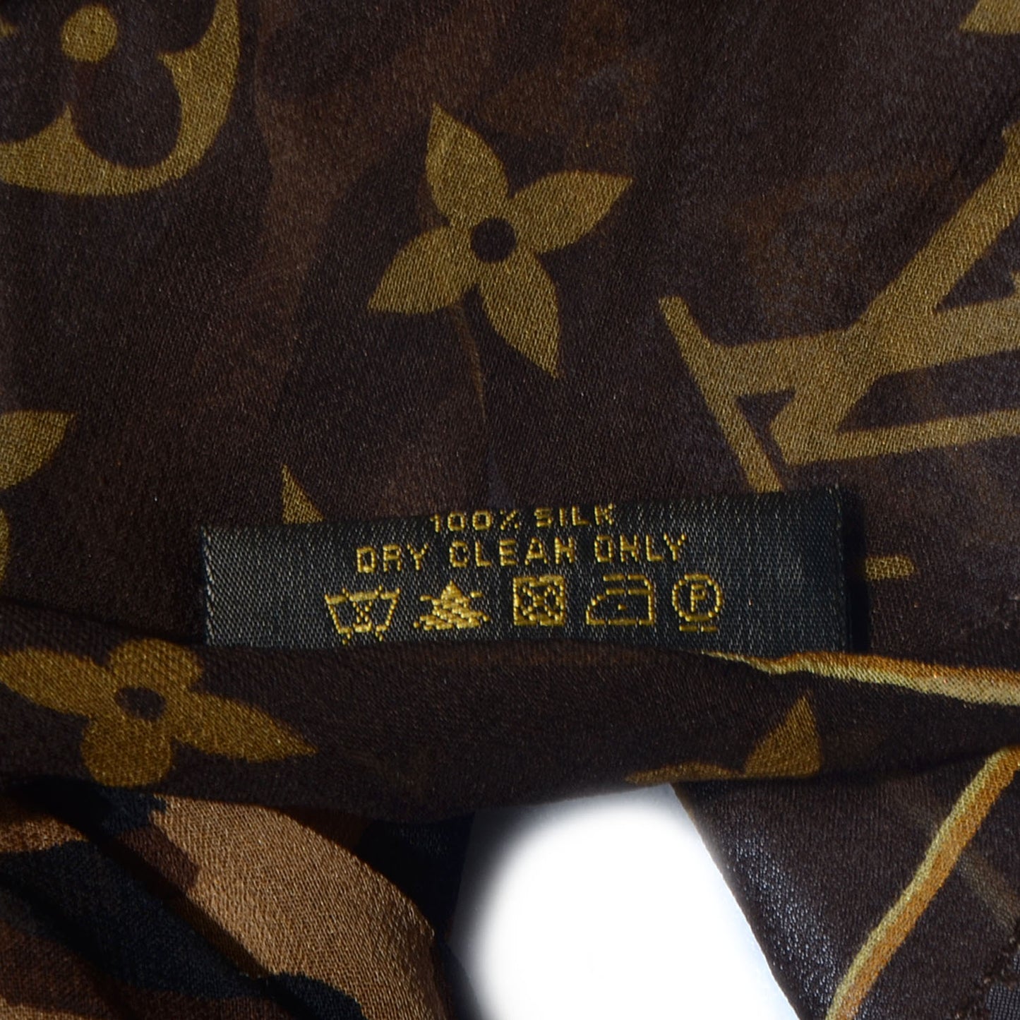 Silk Crepe Leopard Monogram Scarf