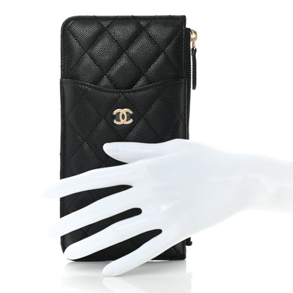 Chanel Caviar Quilted Classic iPhone Pouch Black 2 of 9