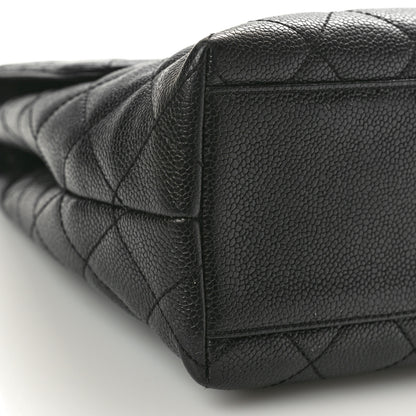 Chanel Caviar Quilted Jumbo Kelly Flap Black 9 of 11