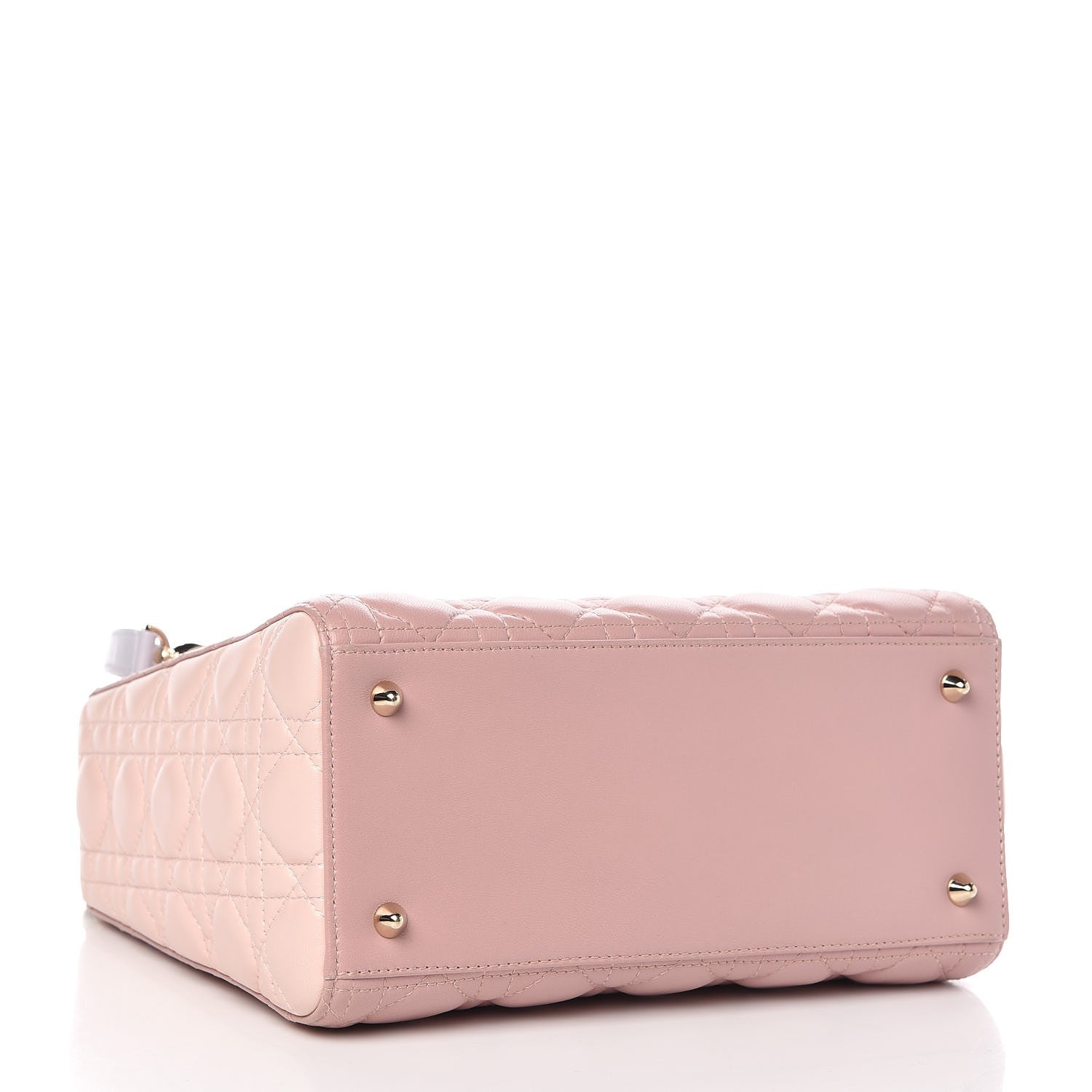 Christian Dior Lambskin Cannage Medium Tri-Color Lady Dior Rose Pale 4 of 9