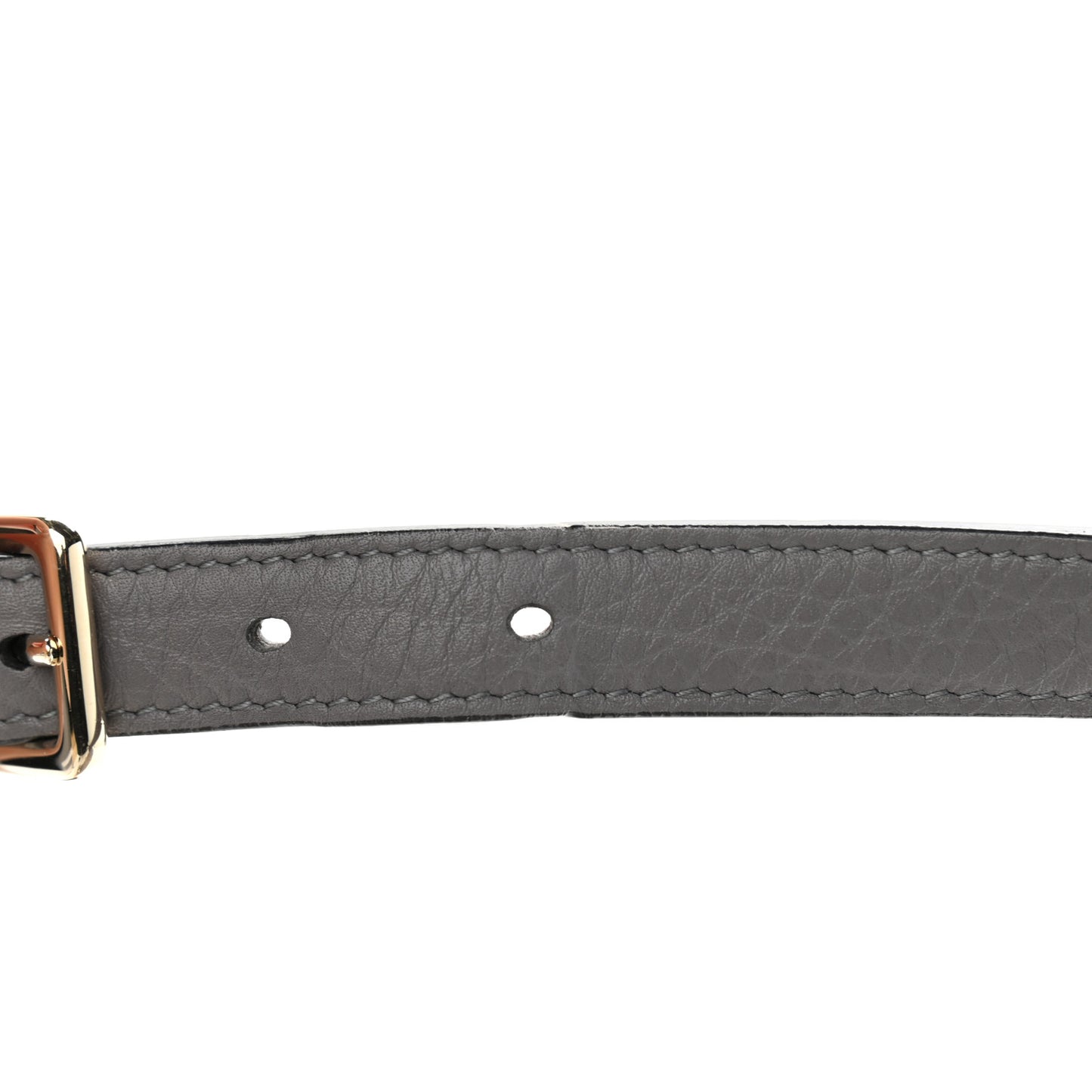 Grained Calfskin Medium Diorama Flap Bag Grey