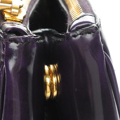 Prada Spazzolato Large Double Zip Tote Viola Fume 9 of 12