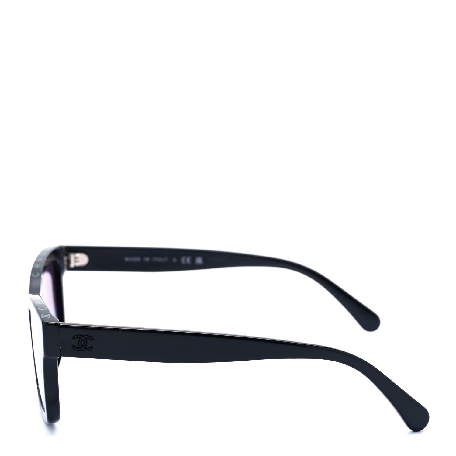 Chanel Acetate Square Sunglasses 5417-A Black 3 of 9