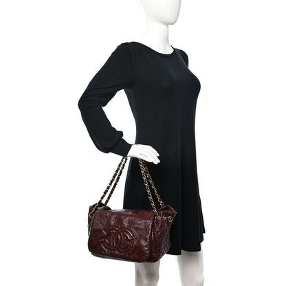 Chanel Vinyl Medium Rock and Chain Flap Bordeaux 2 of 9
