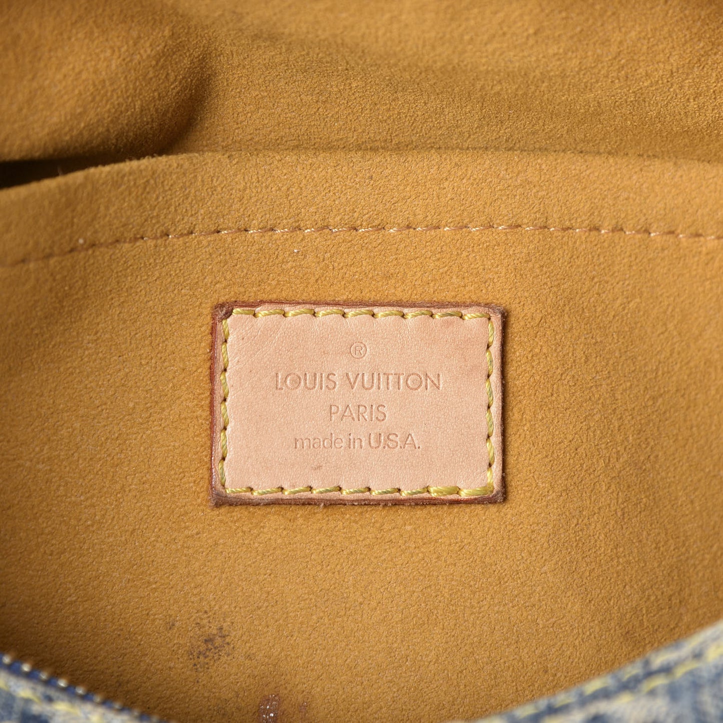 Monogram Denim Baggy PM Blue
