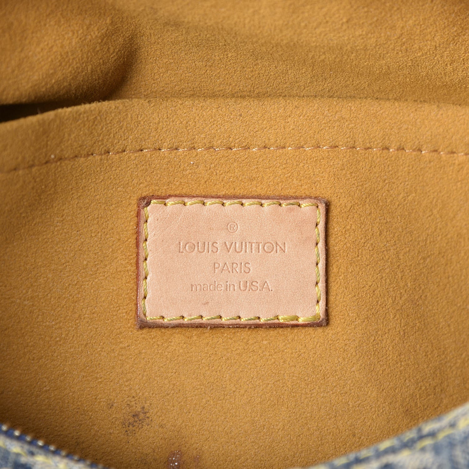 Louis Vuitton Monogram Denim Baggy PM Blue 15 of 16