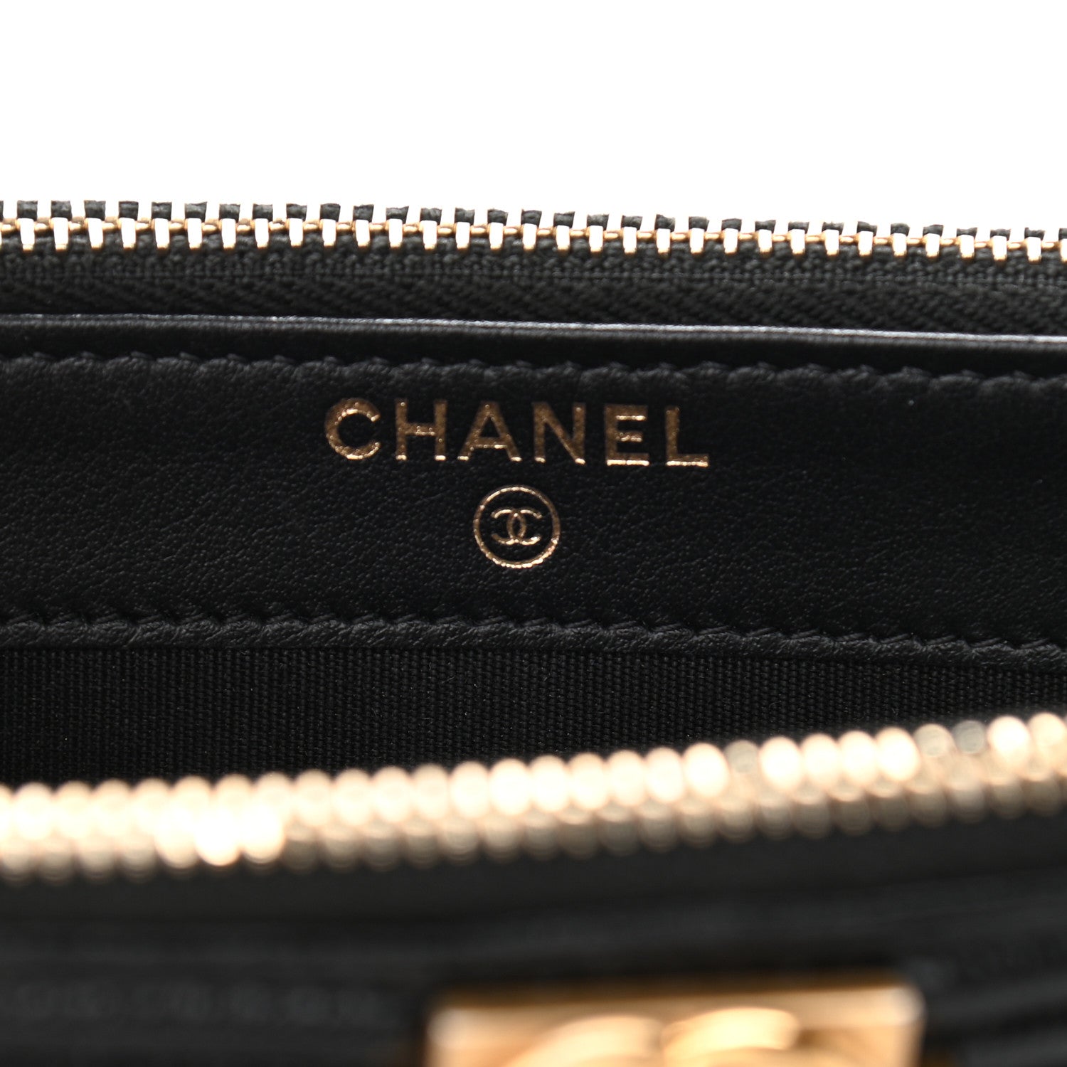 Chanel Caviar Quilted Small Boy Clutch With Chain Black 8 of 15