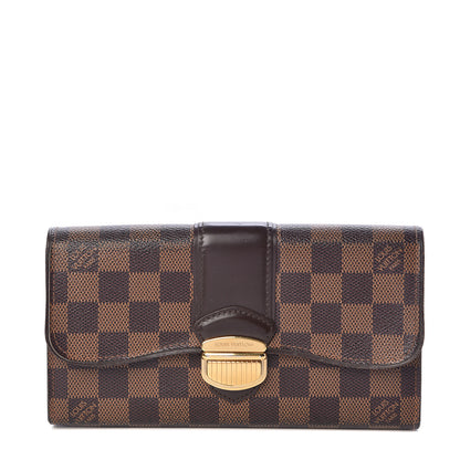 Louis Vuitton Damier Ebene Sistina Wallet 1 of 10