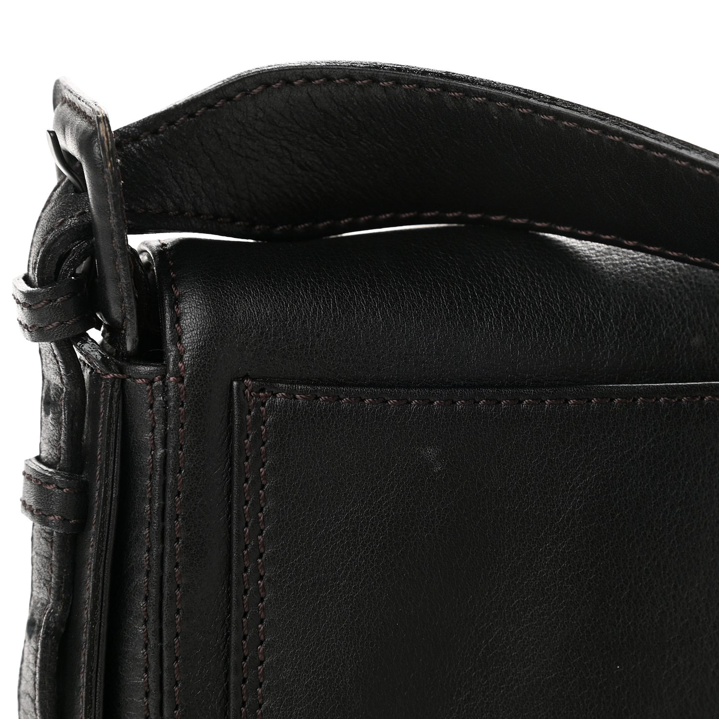 Calfskin Small Messenger So Black