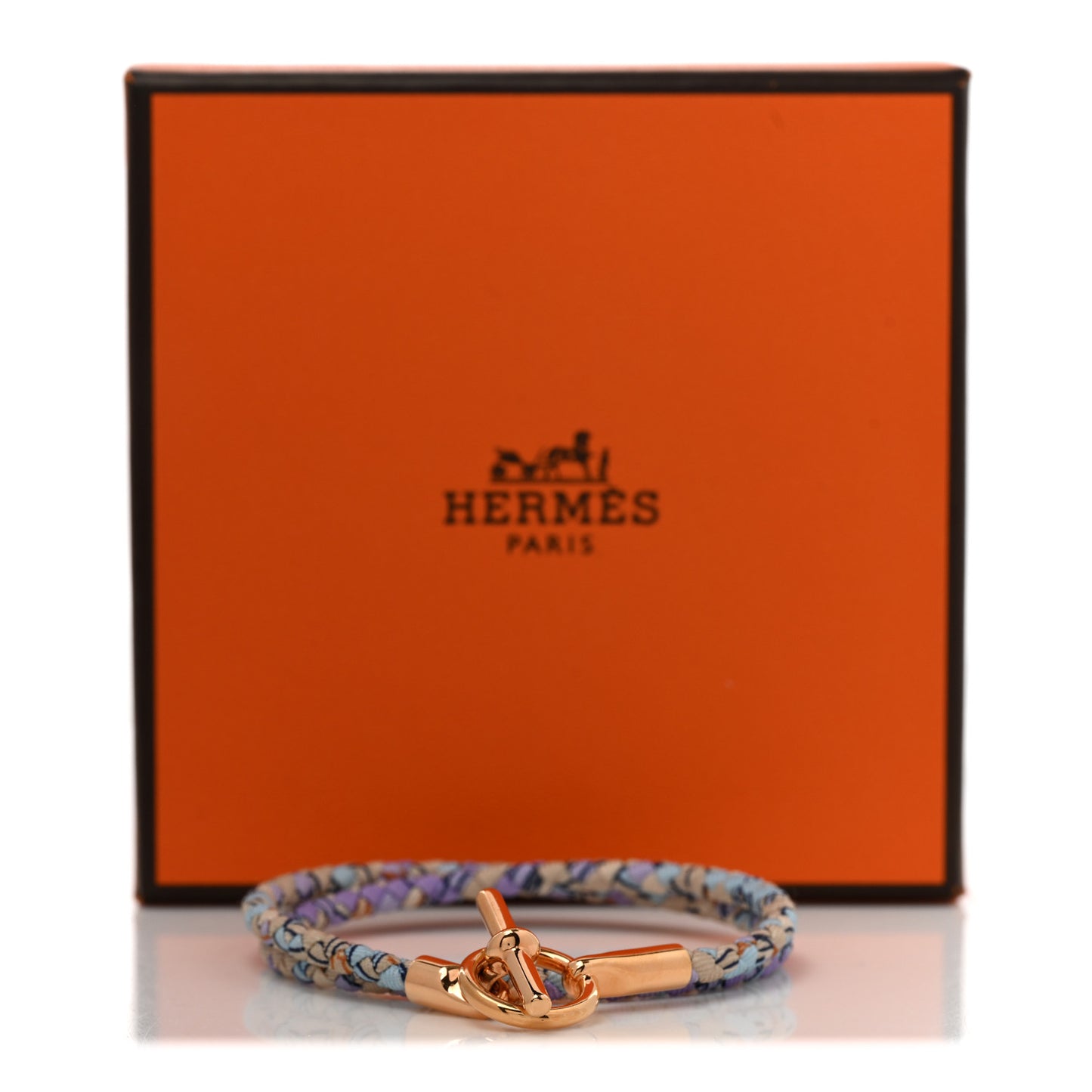 Silk Glenan Double Tour Bracelet Lilas