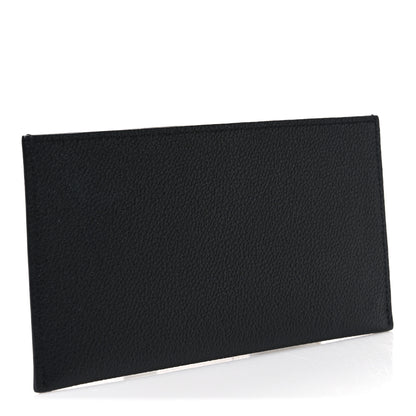 Louis Vuitton Calfskin Felicie Chain Wallet Card Holder Insert Black 3 of 6