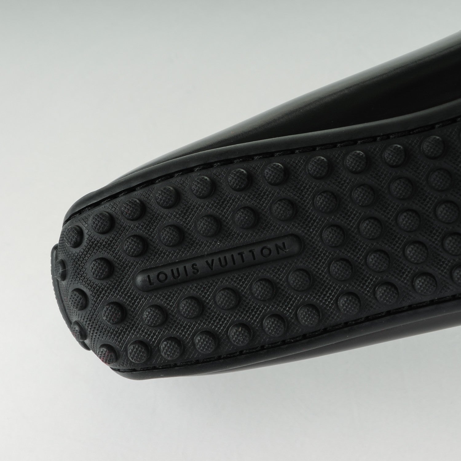 Louis Vuitton Calfskin Cluny Loafers 37.5 Black 6 of 7