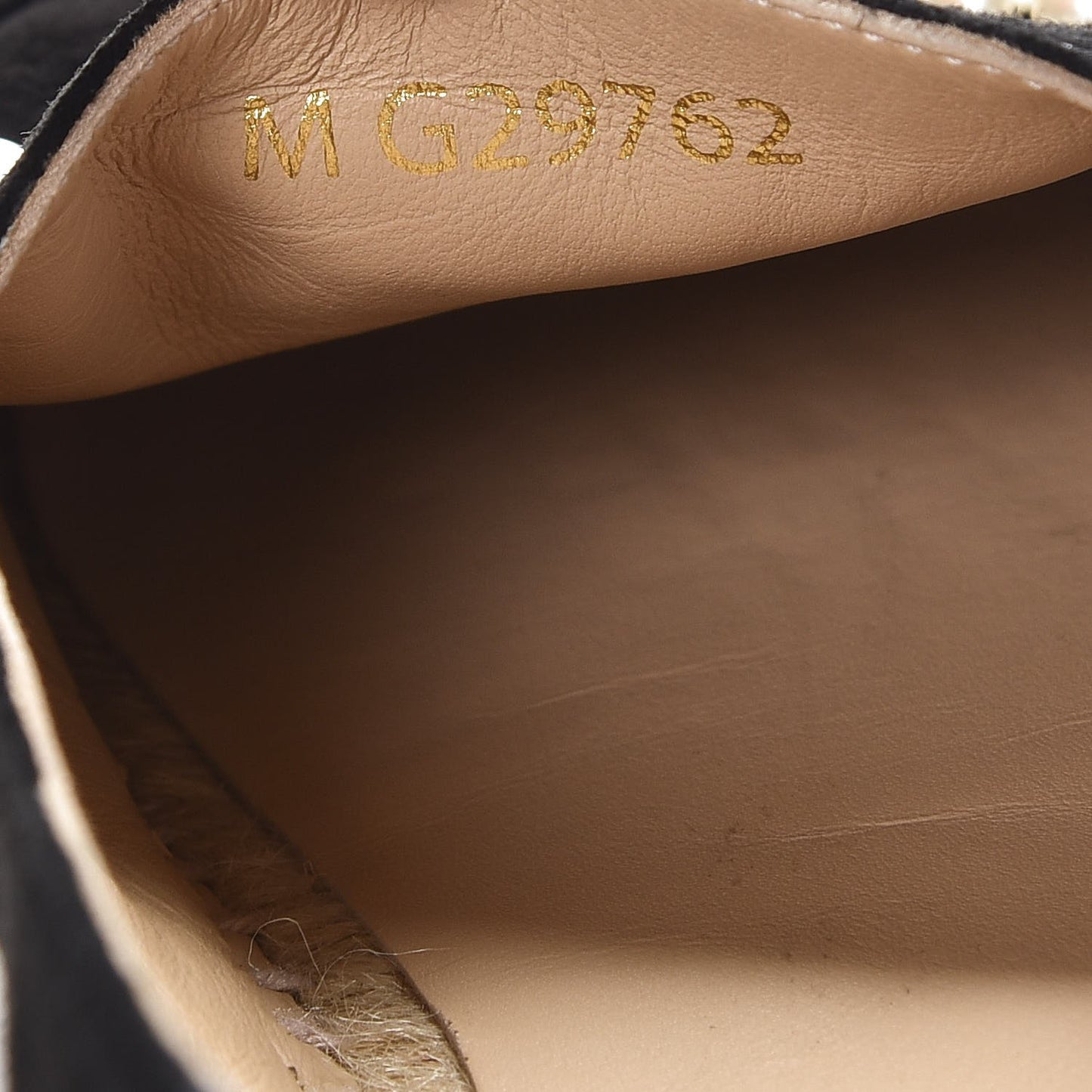 Suede Pearl CC Espadrilles 40 Black