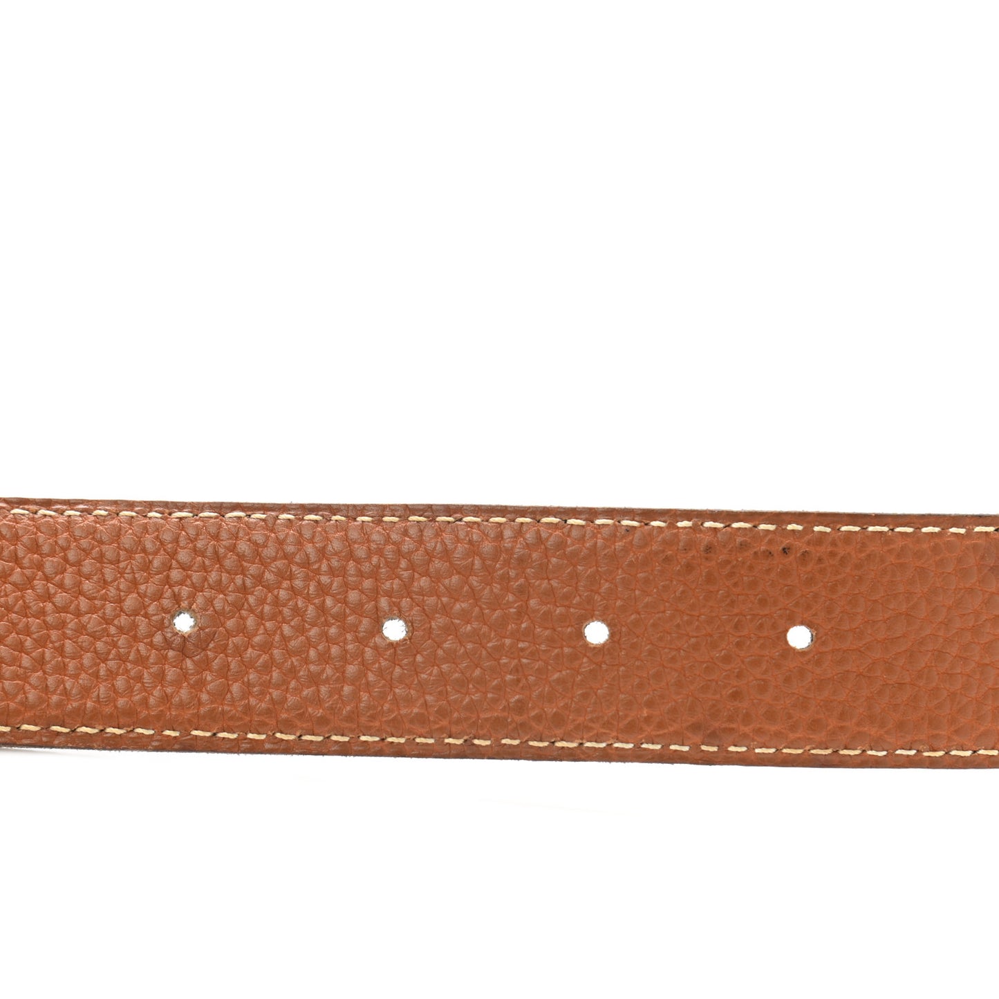 Togo Box H Belt 85 Gold Black