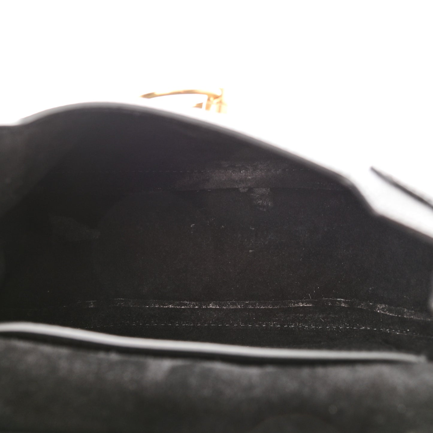 Small Classic Grain Calfskin Small Amberley Satchel Black
