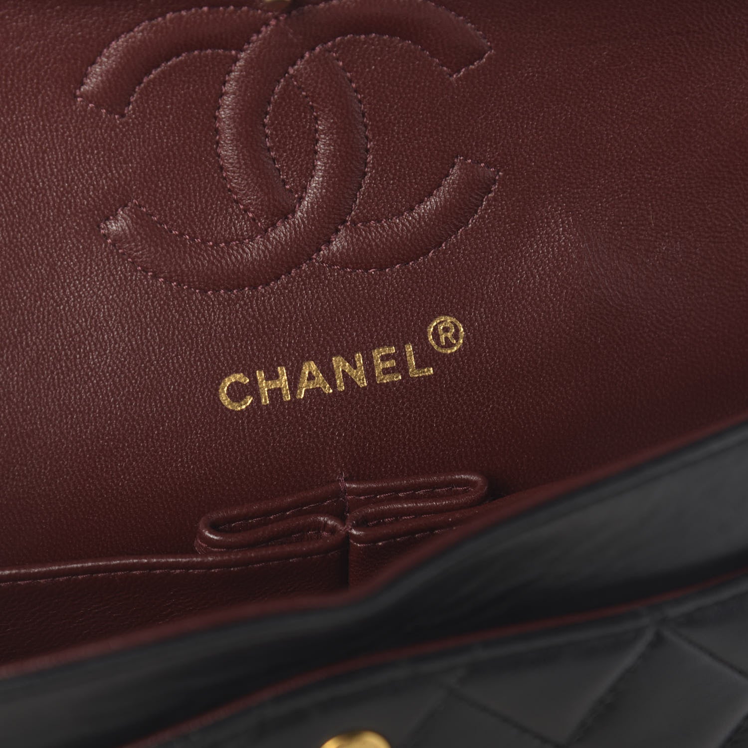 Chanel Lambskin Quilted Small Double Flap Black 7 of 12