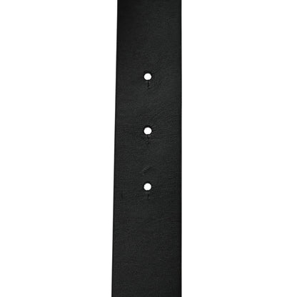 Chanel Glazed Calfskin Metal Twisted CC Belt 95 38 Black 4 of 7