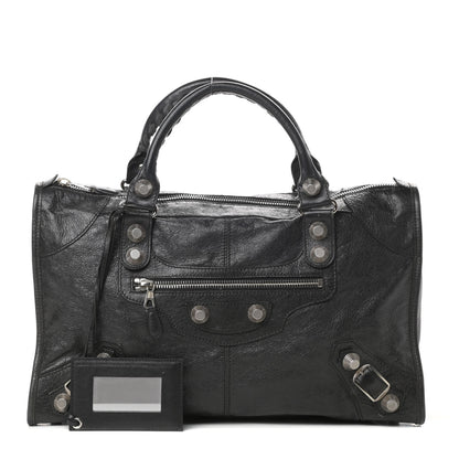 Balenciaga Agneau Giant 21 Silver Hardware Work Black 1 of 18