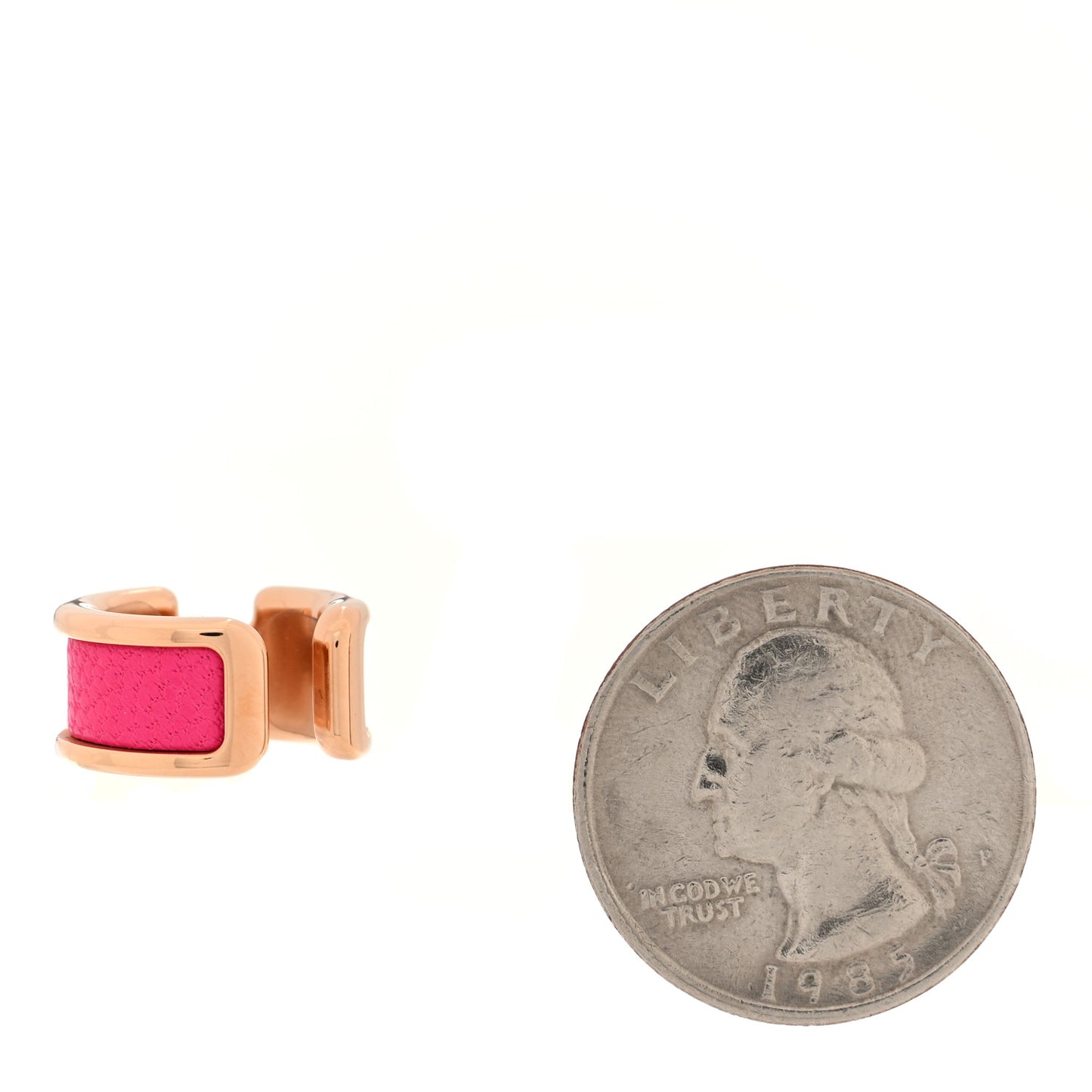Chevre Chamkila Olympe Ear Cuff PM Rose Shocking