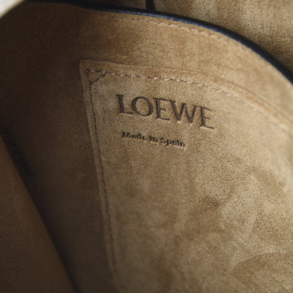 Loewe Grained Calfskin Small Gate Crossbody Bag Light Oat 5 of 9