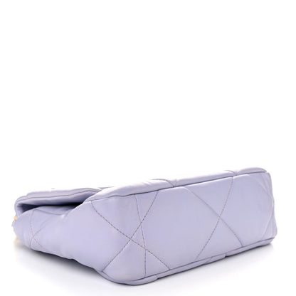 Chanel Lambskin Quilted Medium Chanel 19 Flap Light Purple 4 of 10