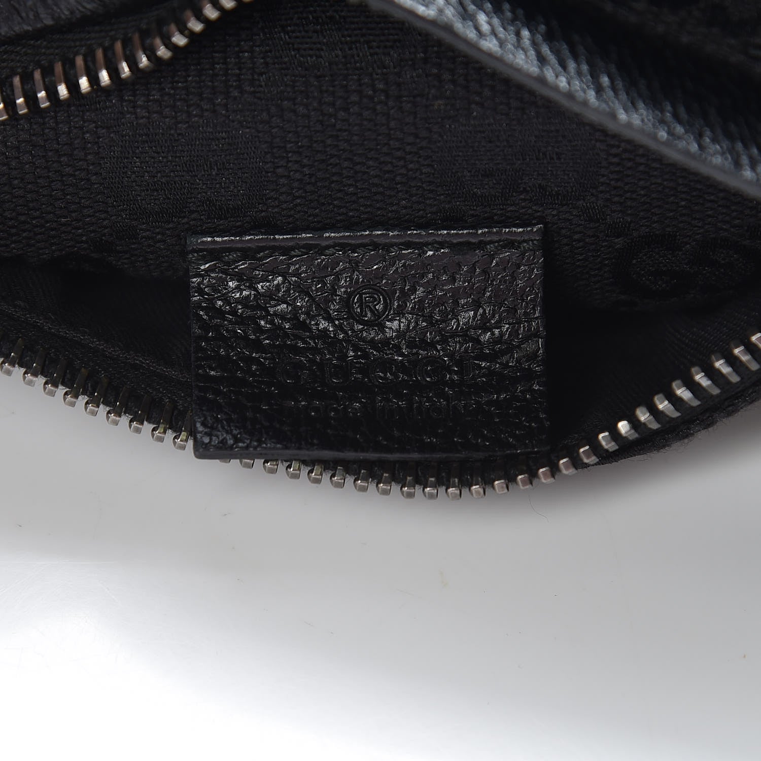 Gucci GG Monogram Web Double Pocket Belt Bag Black 9 of 12