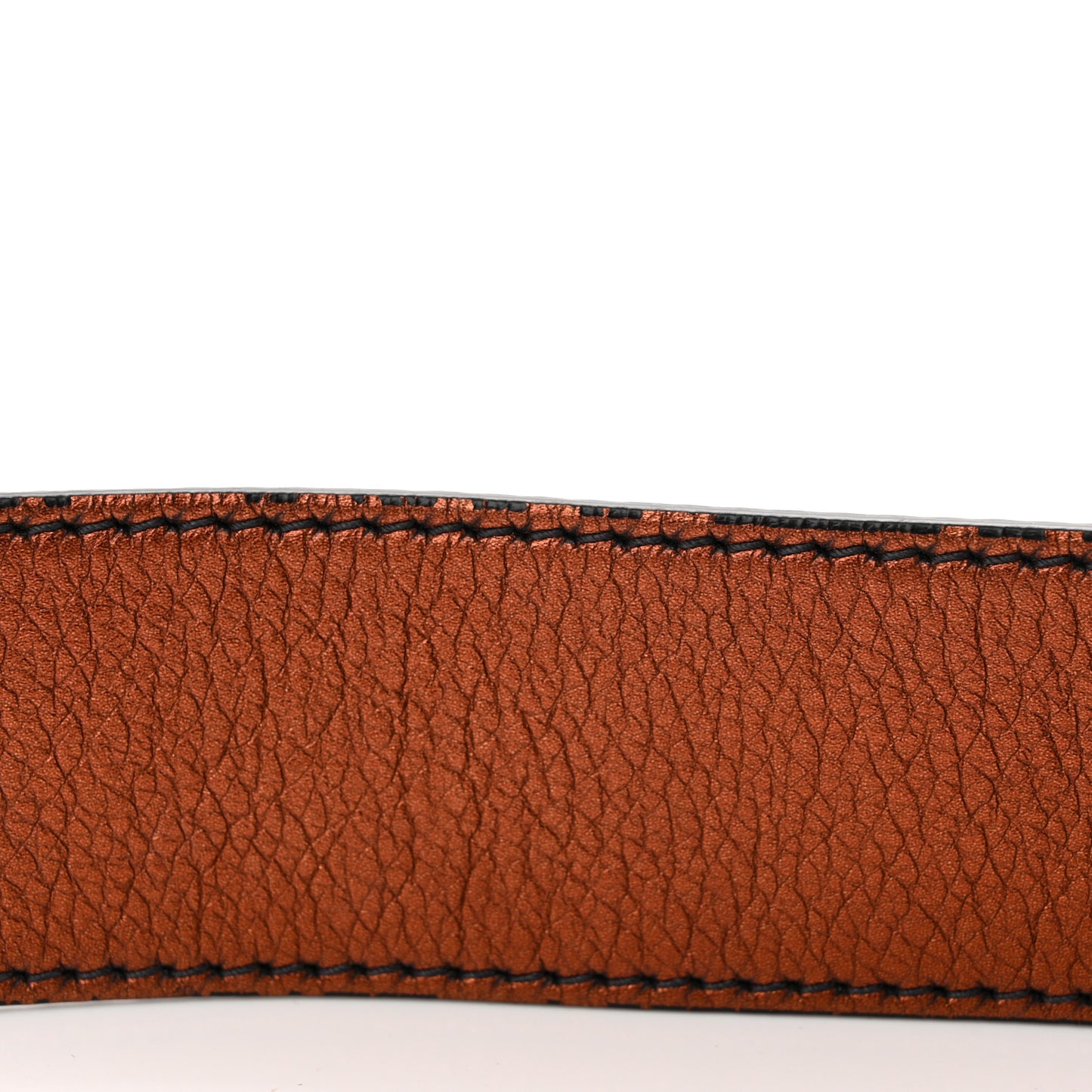 Metallic Grained Calfskin Dio(r)evolution Flap Bag Deep Orange